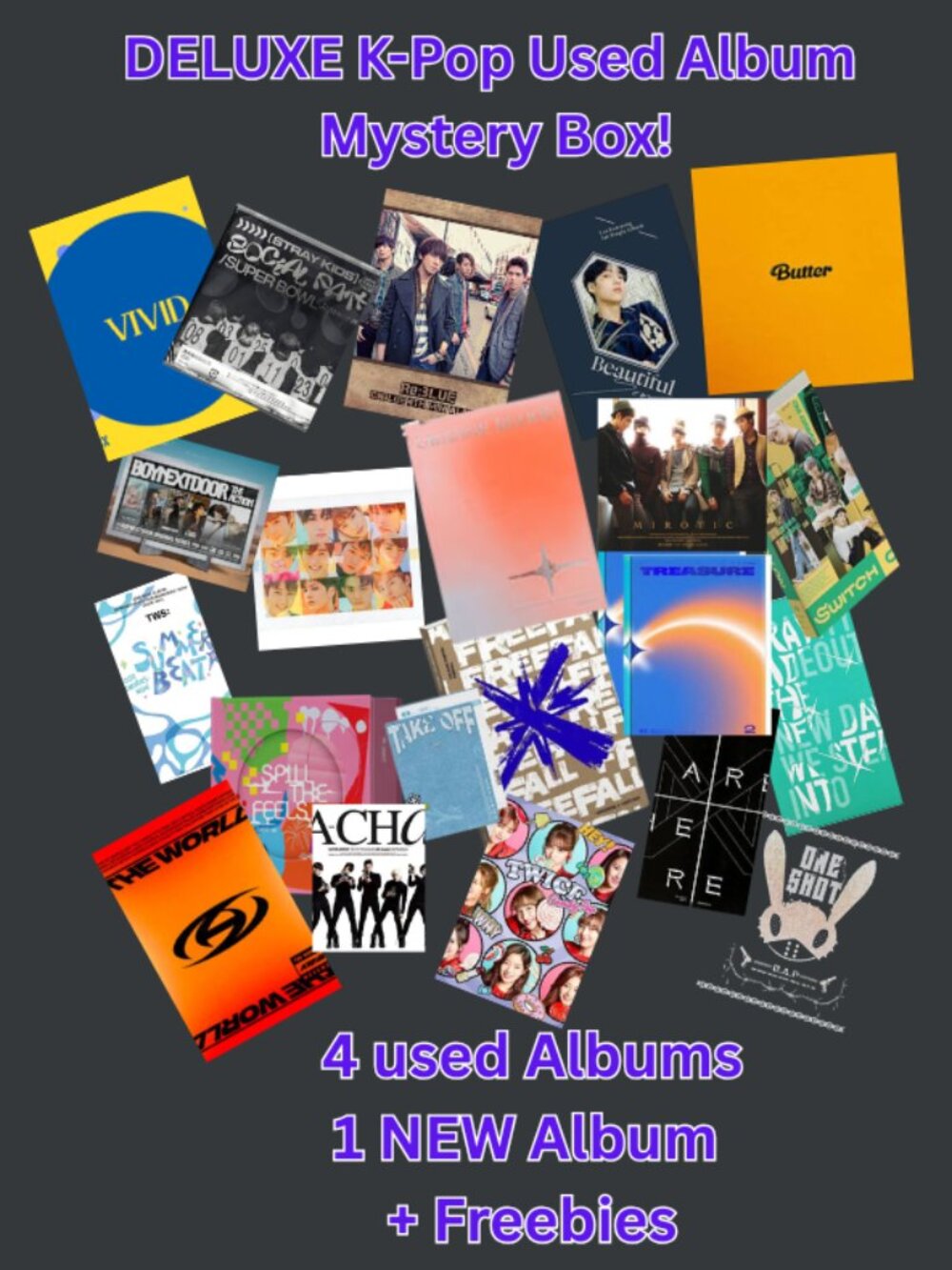 Deluxe K-Pop Used Album Mystery Box